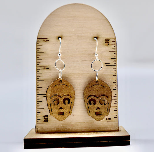 Star Wars C-3PO Earrings