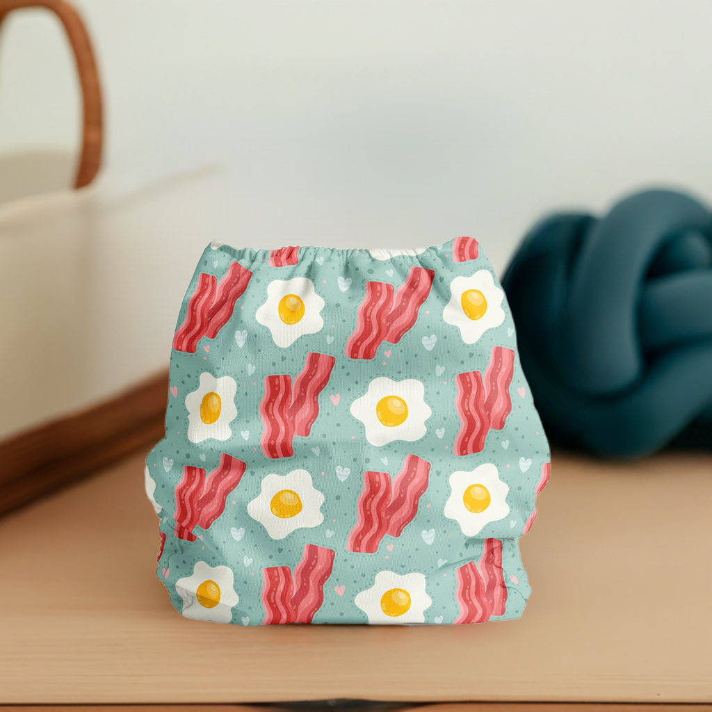 Bacon & Eggs Pocket Cloth Diaper