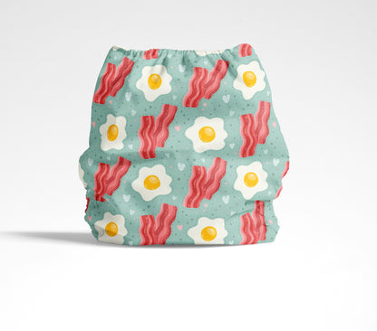 Bacon & Eggs Pocket Cloth Diaper