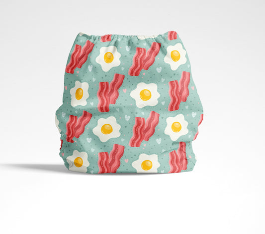 Bacon & Eggs Pocket Cloth Diaper