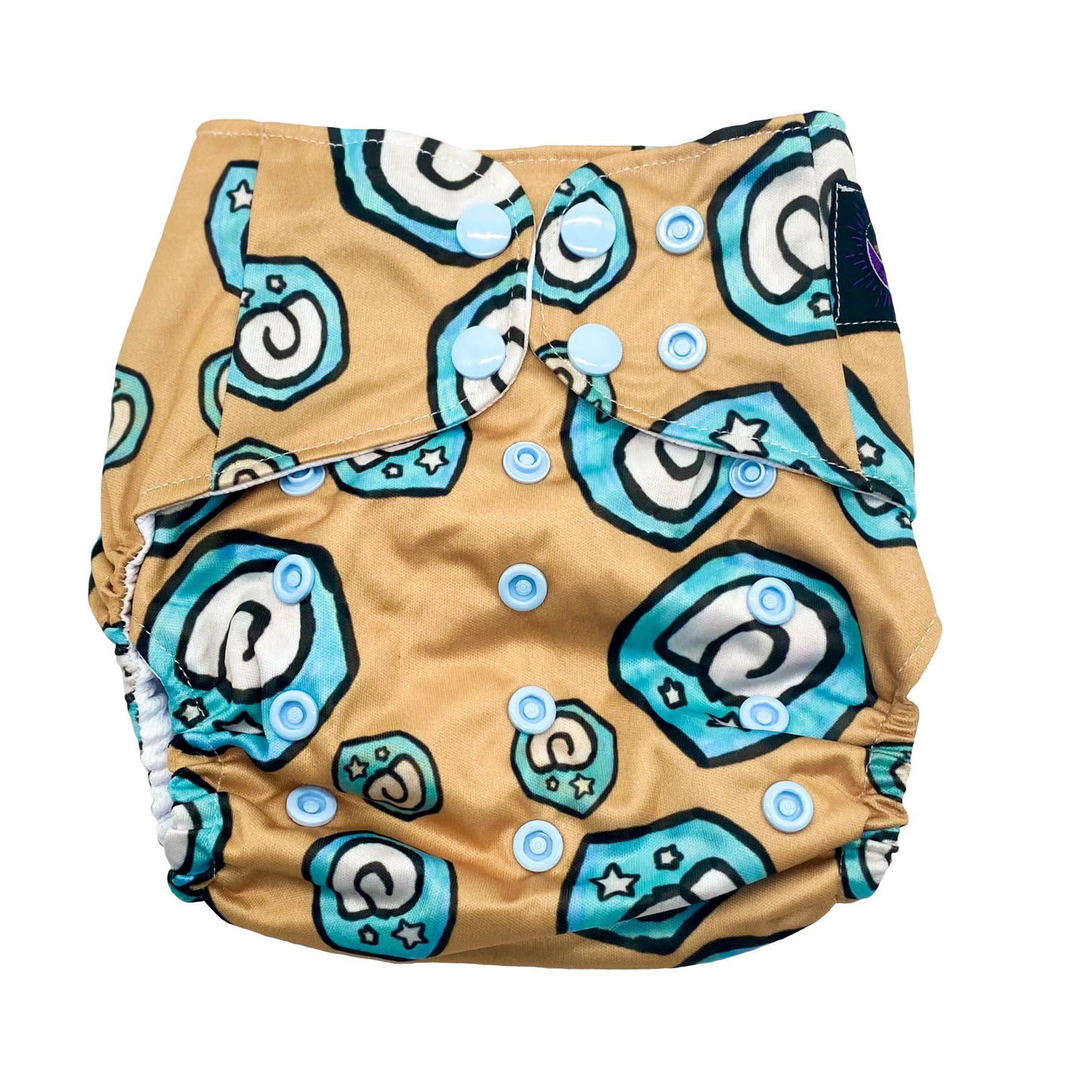 Blue Fossils Pocket Cloth Diaper